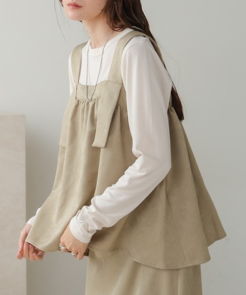 BAB（バブ） ブラウス シャツ 「セットアップ対応」マットサテン