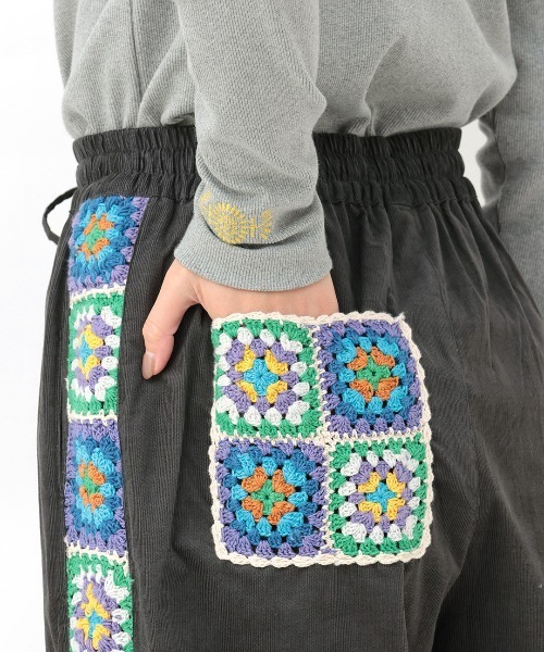 チチカカ（TITICACA） パンツ Rico クロシェコールパンツ レディース