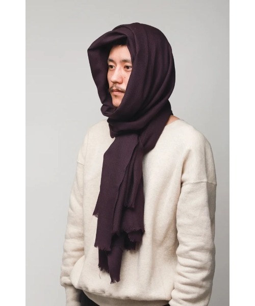 ストール マフラー 「HHWT」Hand Woven Solid Stole メンズ レディース 