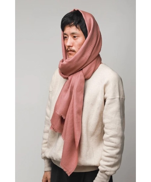 ストール マフラー 「HHWT」Hand Woven Solid Stole メンズ レディース 