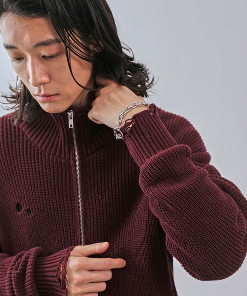 JUNRED（ジュンレッド） ニット セーター グランジドライバーズニット 