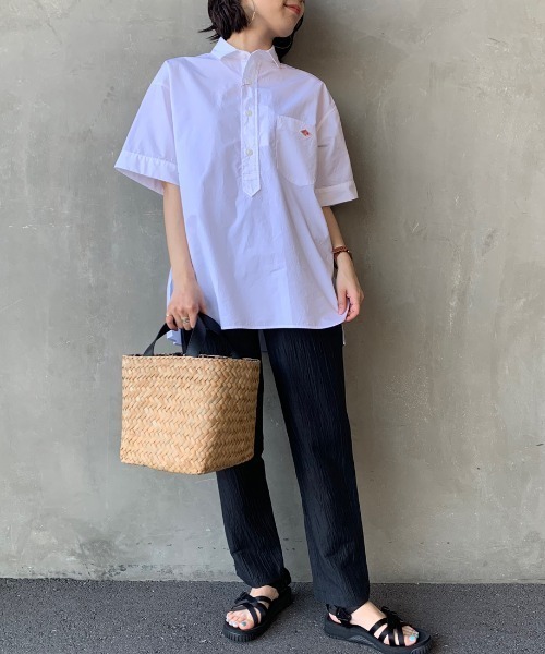 Danton 「DANTON」 半袖シャツ 36 ベージュ レディース