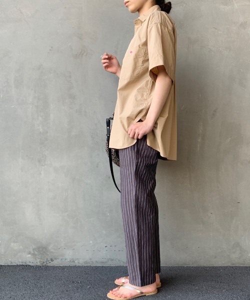 Danton 「DANTON」 半袖シャツ 36 ベージュ レディース