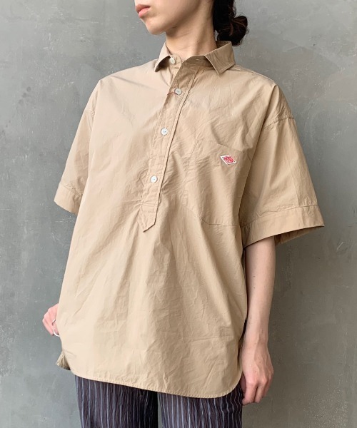 Danton 「DANTON」 半袖シャツ 36 ベージュ レディース