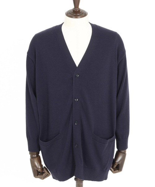 CAMBIO（カンビオ） カーディガン mcg3584-High Gauge Cotton Knit 3-4