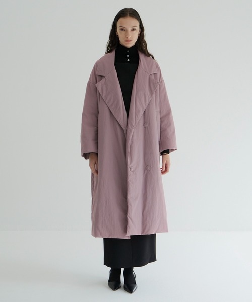 ダウンコート ダウンジャケット COLOR DOWN CHESTER COAT レディースの画像