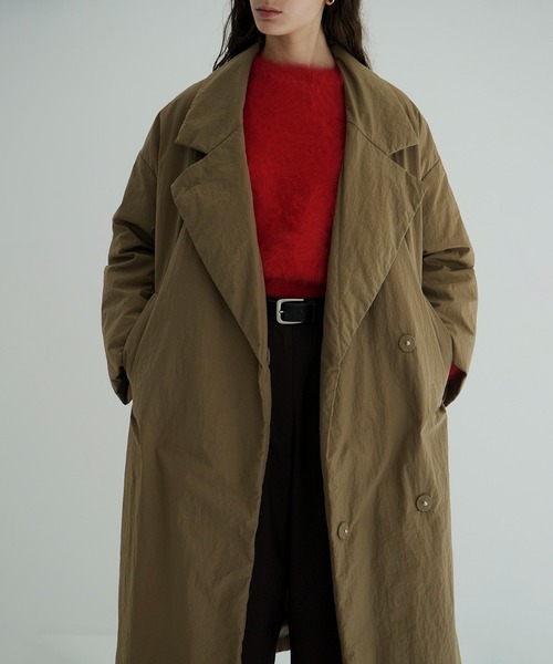 ダウンコート ダウンジャケット COLOR DOWN CHESTER COAT レディースの画像