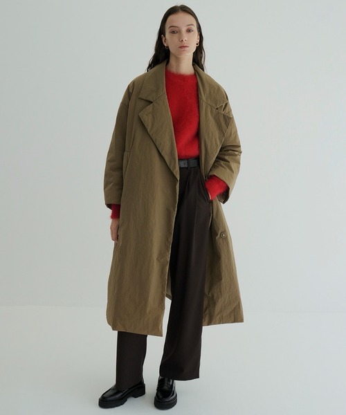 ダウンコート ダウンジャケット COLOR DOWN CHESTER COAT レディースの画像