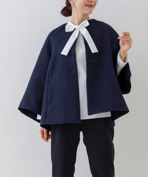 ブラウス シャツ 「SONO/ソーノ」フローイングフレアキルティングJQジャケット レディース Sono ブラウス シャツ 「SONO/ソーノ」フローイングフレア