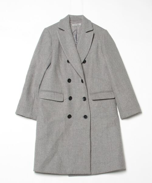 niko and…（ニコアンド） チェスターコート FREE グレー レディース