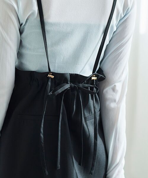 le. coeur bland バックリボンワイドキャミサロペット　新品・未使用 アウトレット 価格 通販ファッション - le. coeur bland バック