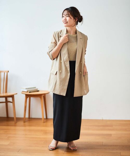 le. coeur bland バックリボンワイドキャミサロペット　新品・未使用 le.coeur blanc ワンピース バックリボンサロペットスカート