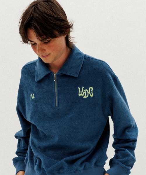 tシャツ 「WDC x M」HALFZIP PILE SWEAT SHIRTS レディース