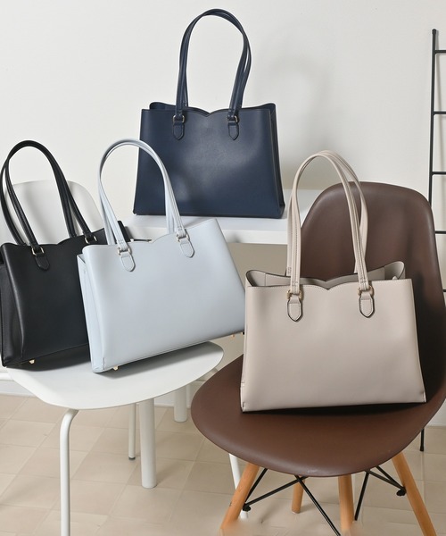 Honeys（ハニーズ） トートバッグ スカラップA4トート レディース