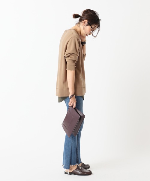 Deuxieme Classe（ドゥーズィエムクラス） 長袖ニット FREE キャメル