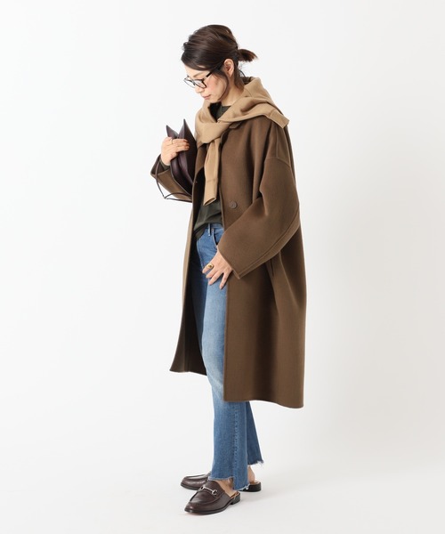 Deuxieme Classe（ドゥーズィエムクラス） 長袖ニット FREE キャメル