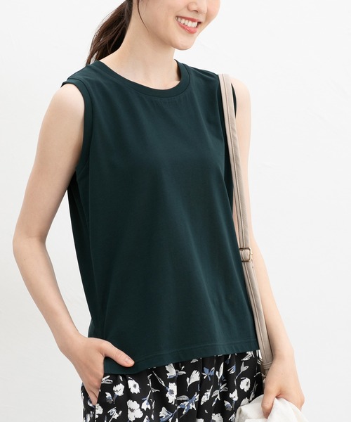 Honeys（ハニーズ） タンクトップ ノースリーブ 「ハニさら・接触冷感