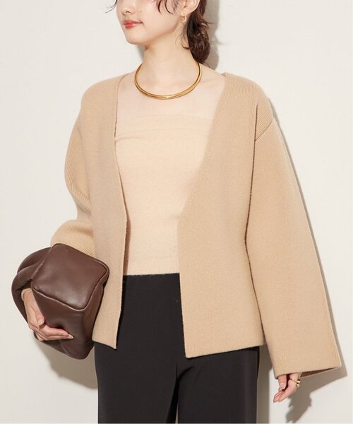 plage（プラージュ） ニットカーディガン - グレー レディース