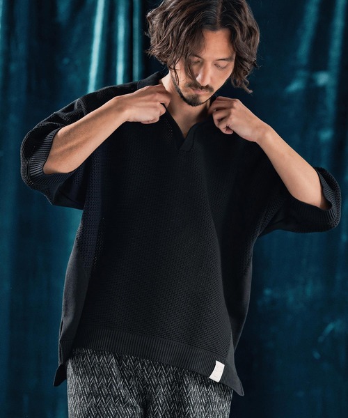 ANGENEHM（アンゲネーム） ポロシャツ mhs2321-Skipper design airy