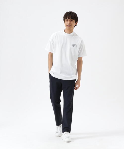 ★美品★Jack Bunny 天竺半袖モックネックカットソー サイズ1 Jack Bunny!! tシャツ 「Jack Bunny!!」ドットライトテック