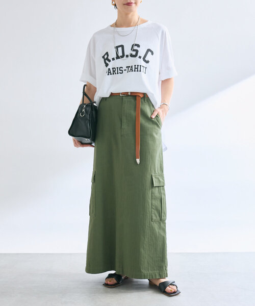 リヴドロワ　1.6万円　【MONN.:. (モン)】ツヤマキシスカート リヴドロワ 1.6万円 【MONN.:. (モン)】ツヤマキシスカート