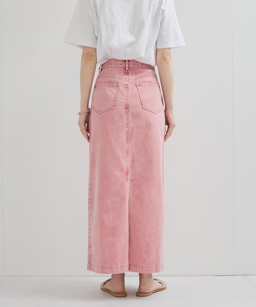 LE CERCLE par rope' デニムスカート 硫化染めカツラギスカート