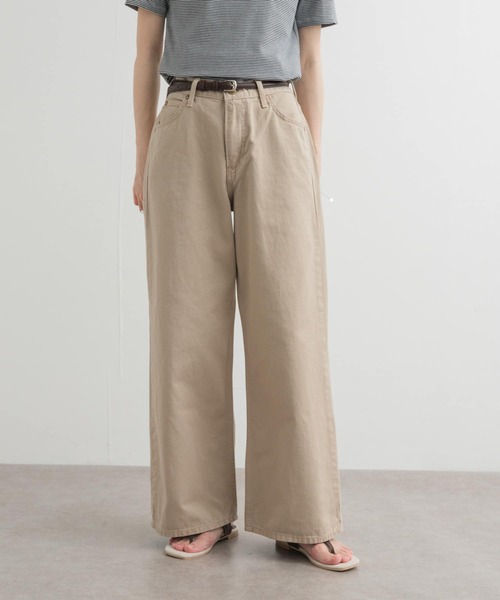 【Lee101xDOORS】別注ストレートデニムパンツ/美品/ミディアム Lee101xDOORS】別注ストレートデニムパンツ/美品/ミディアム