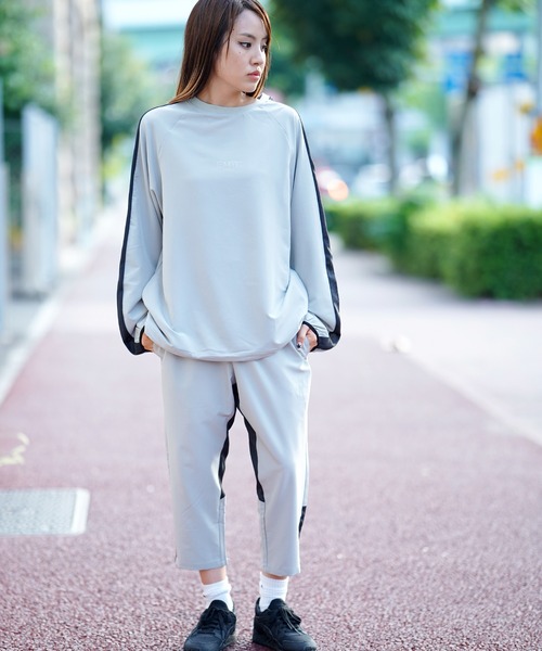 THE MILES tシャツ GYMTEC 4WAYストレッチワークアウト メッシュ切替