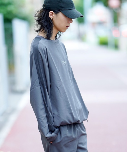 THE MILES tシャツ GYMTEC 4WAYストレッチワークアウト メッシュ切替