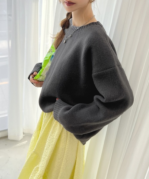 「Futier land」 長袖ニット FREE ライトベージュ レディース_画像4