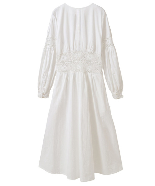 【極美品】サラマリカ コットンエスニック小紋プリントドレス アラベスク柄 フレア サラマリカ コットンエスニックプリントドレス 極美品】サラマリカ