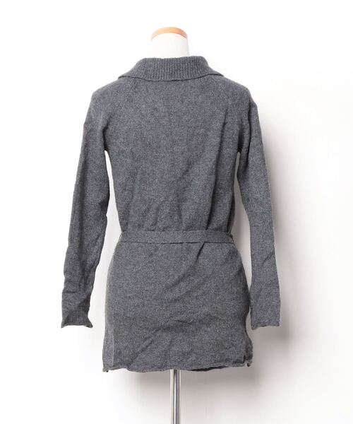 n100（エヌワンハンドレッド） ニットカーディガン - グレー