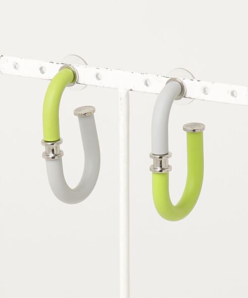 UN3D.（アンスリード）の「2 TONE CURVE EARRING / 2トーン