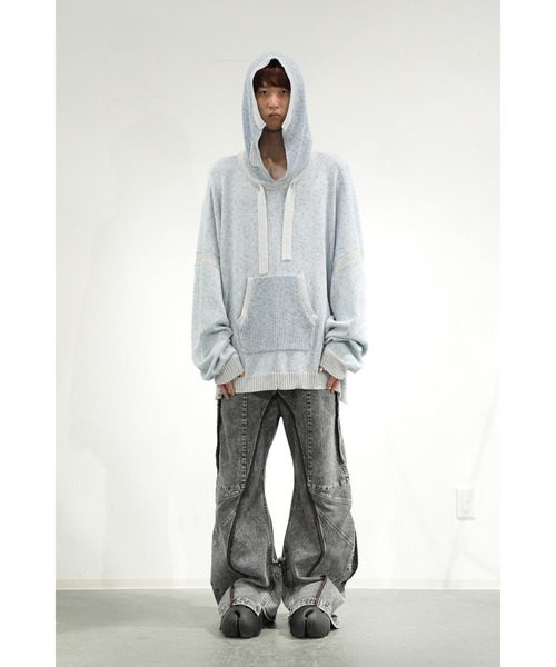 パーカー BASEMARK/ベースマーク/Knit Big Hoodie レディース メンズ L.H.P パーカー BASEMARK/ベースマーク/Knit Big Hoodie