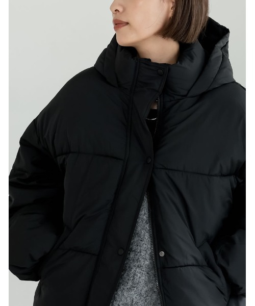 「Re:EDIT」 中綿ブルゾン MEDIUM ベージュ レディース_画像5