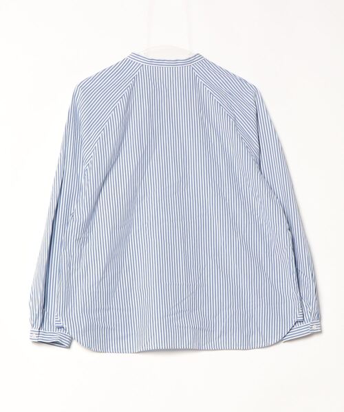 「human woman」 長袖ブラウス MEDIUM ブルー系その他3 レディース human woman 「human woman」 長袖ブラウス MEDIUM ブルー系