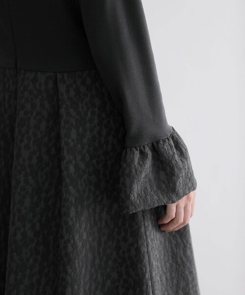 「La TOTALITE」 ドッキングワンピース 36 ベージュ レディース_画像9