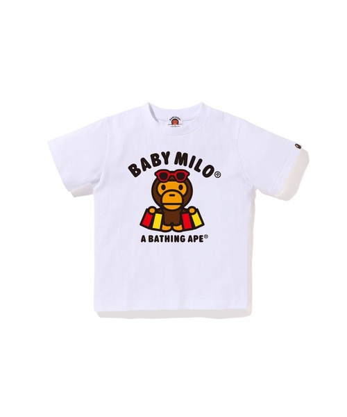 アベイシングエイプ　キッズTシャツ　ベビーマイロ A BATHING APE（アベイシングエイプ） tシャツ BABY MILO SHOPPING BAG