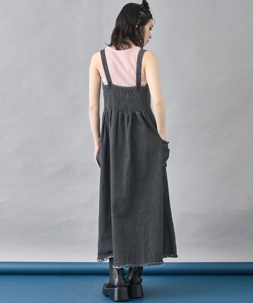 ANAP ワンピース ZIP デニム フレアワンピース : ZOZOTOWN Yahoo