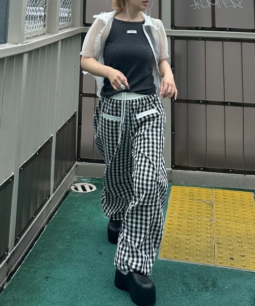 その他 Lillyroyasu Alley Tokyo パンツ いろんな柄パラシュートパンツ レディース