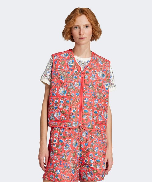 ベスト ジレ adidas Originals × Liberty London キルトベスト / アディダスオリジナルス adidas Origin