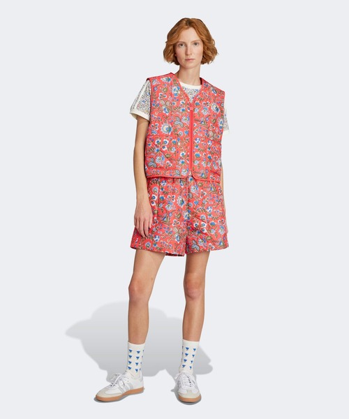 ベスト ジレ adidas Originals × Liberty London キルトベスト / アディダスオリジナルス adidas Origin adidas ベスト ジレ Originals × Liberty London キルトベスト