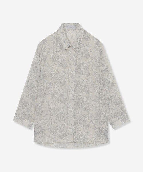 ブラウス シャツ 「BIBURY FLOWER」バイブリーフラワーブラウス レディース