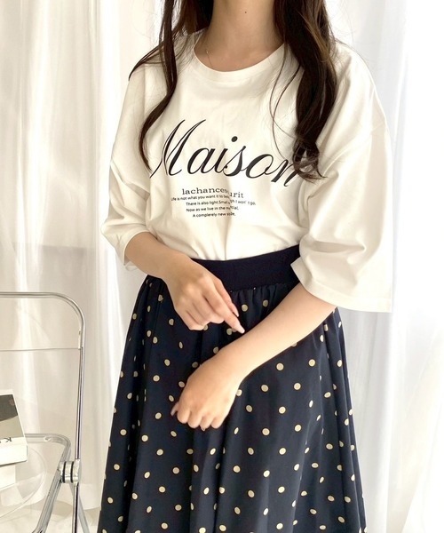 tシャツ ロゴＴシャツ「CLEAR_CREA」 レディース