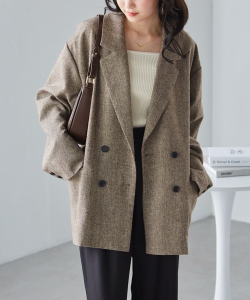 RANAN ジャケット テーラードジャケット 「セットアップ対応」ダブル