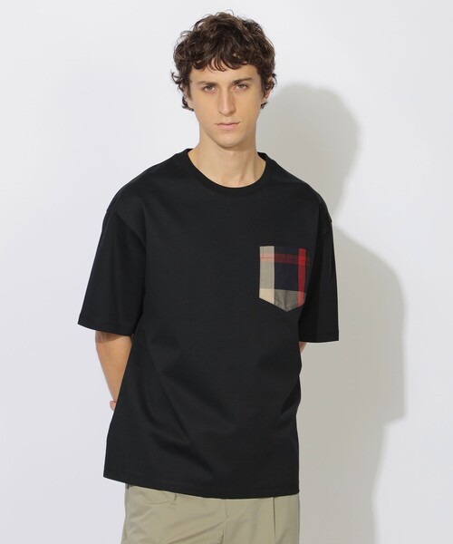 CB CRESTBRIDGE tシャツ チェックポケットTシャツ レディース