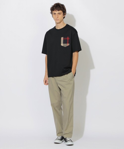 CB CRESTBRIDGE tシャツ 半袖 チェックポケットTシャツ レディース