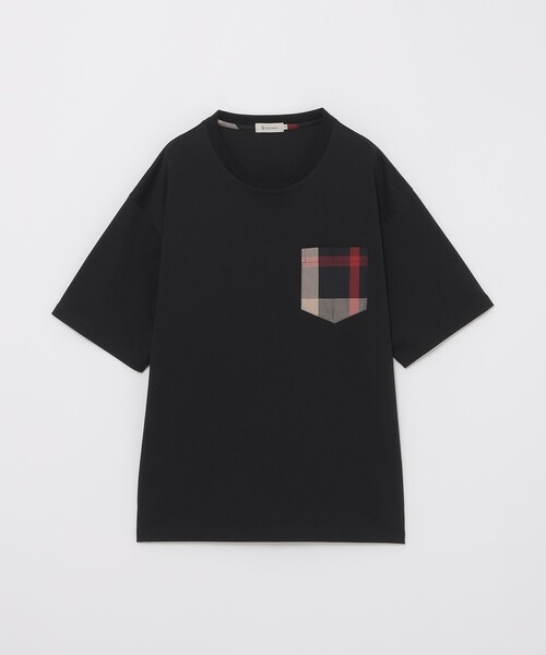 CB CRESTBRIDGE tシャツ 半袖 チェックポケットTシャツ レディース