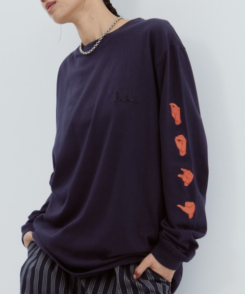 TOGA PULLA tシャツ 「TOGA PULLA/トーガプルラ」Print tee LS