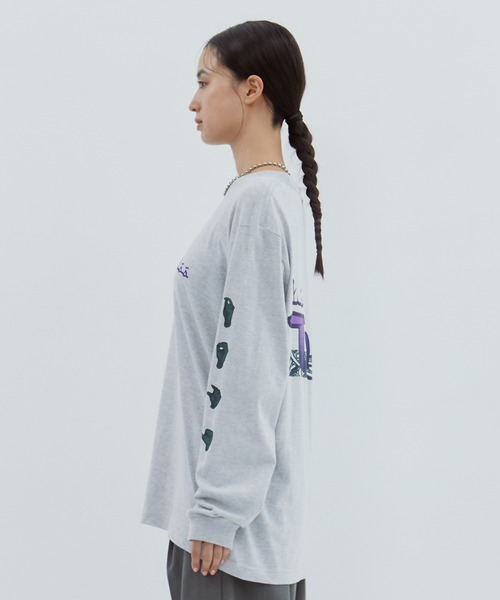 TOGA PULLA tシャツ 「TOGA PULLA/トーガプルラ」Print tee LS